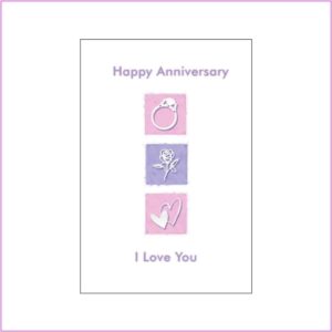 Anniversary Card - Symbols