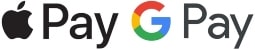 apple pay and google pay logos medium