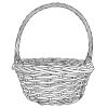 basket drawing