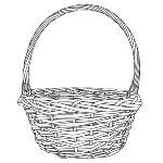 basket drawing