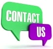 contact us speech bubbles