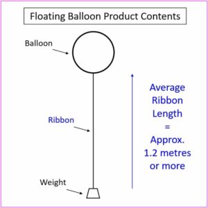 floating balloon product contents