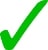 green checkmark
