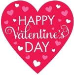 valentines day heart message